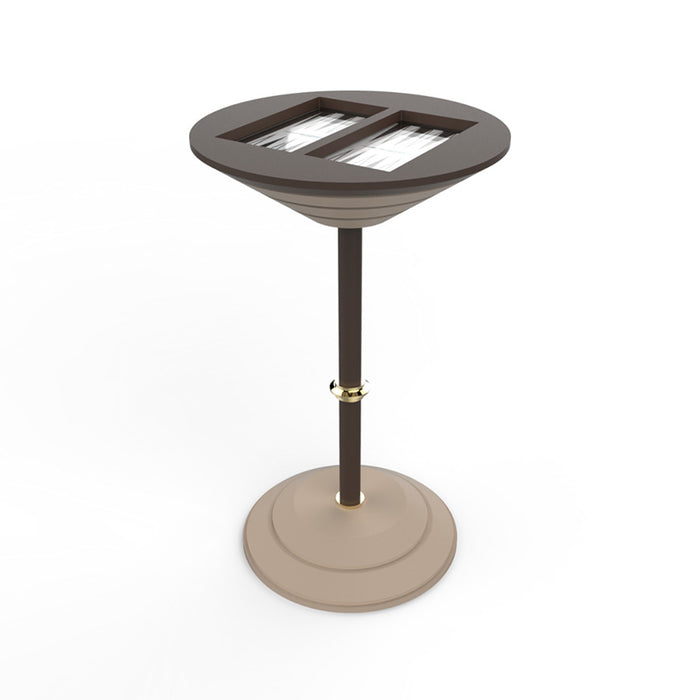 Decorative Vismara Goemon Chessboard design featuring a bold black marble pattern with golden flourishes and Greco-Roman inspired corners.