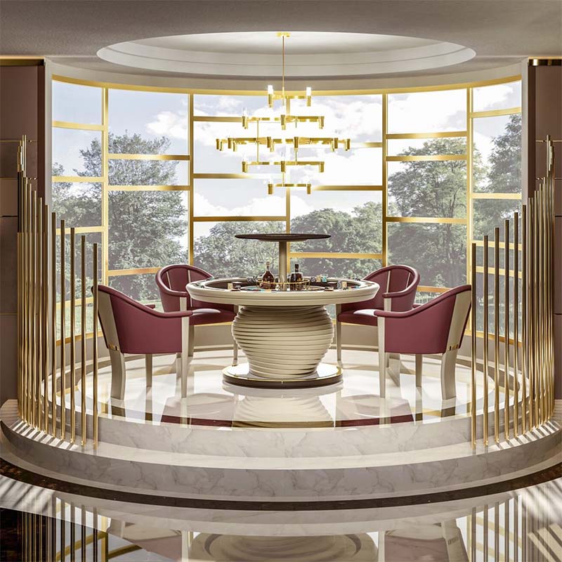 Vismara Mirabilia Poker Table – Hidden Bar Luxury Design