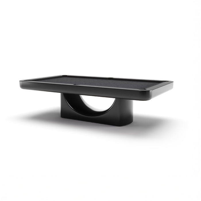 Luxurious Mono Pool Table featuring a bold carbon fibre design for a sophisticated and futuristic appeal.