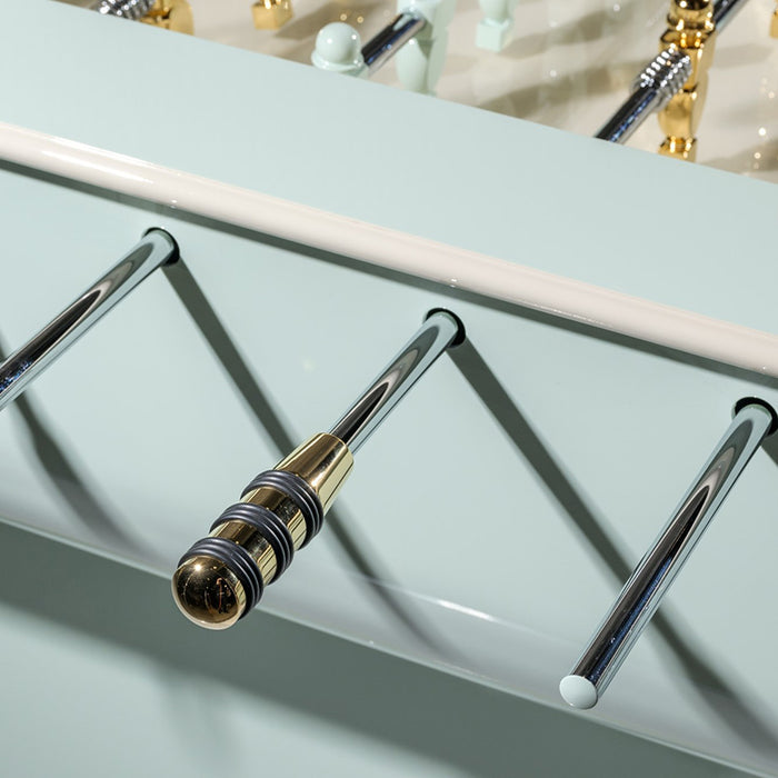 Advanced rods and premium players on the Oskar Foosball Table, designed for smooth gameplay.