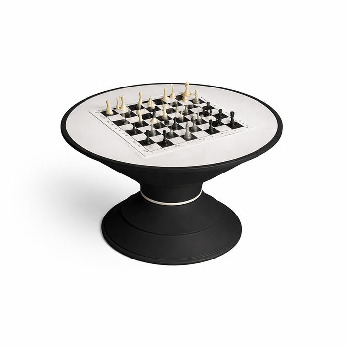 Vismara Scaccomatto Chess Table in Round Shape.