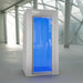 Front view of the Zimmer VIP Cryotherapy Chamber featuring a sleek design for whole-body cryotherapy and recovery treatments.